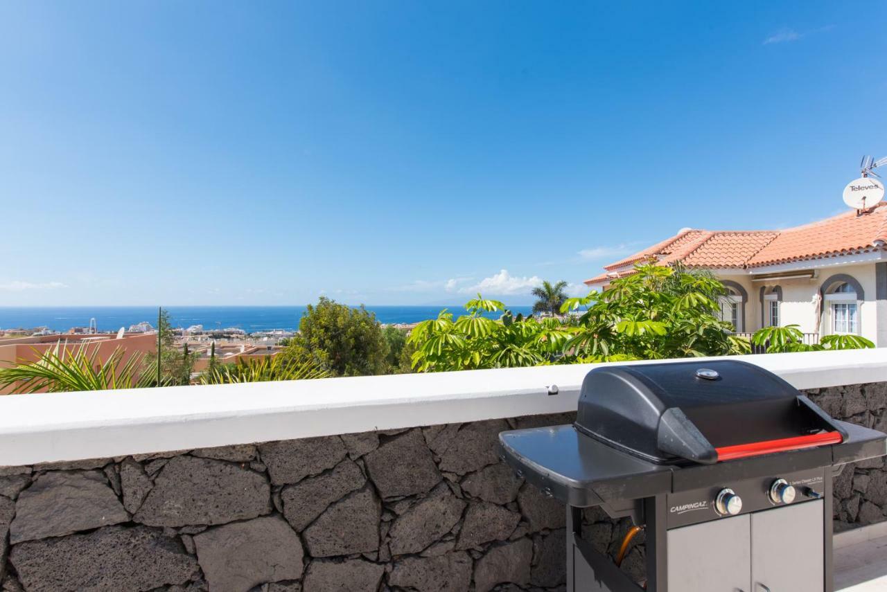 Luxury White Villa With Sea View, Heated Pool Costa Adeje (Tenerife) Exterior foto